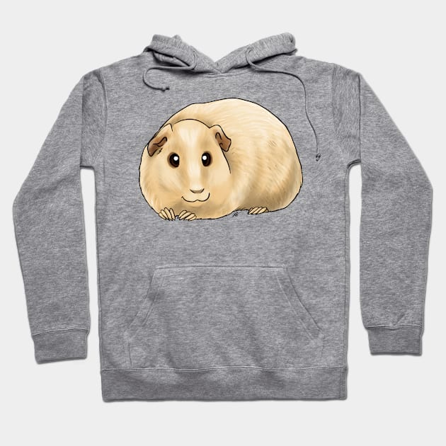 Small Mammals - American Guinea Pig - Beige Hoodie by Jen's Dogs Custom Gifts and Designs